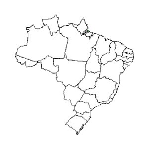 Cartina del Brasile