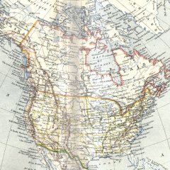 L'America settentrionale nel 1898