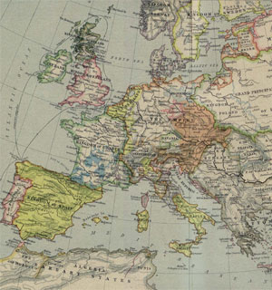 Il continente europeo nel 1560