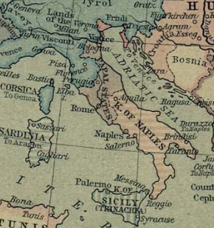 La Penisola italiana nel 1360